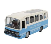 Oyuncak Işıklı Sesli 1/36 Çek Bırak Mavi Halk Otobüsü - 1