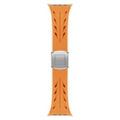 Apple Watch 42/44/45/46/49mm Kordon Metal Tokalı Silikon Tour Kilim Dizayn Strap 127 7/8/9/10/ultra - 9