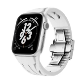 Apple Watch 44/45/46/49mm Kordon Metal Tokalı Silikon Tour Kilim Dizayn Strap 127 2/3/4/5/6/se/7/8/9/10/11/ultra - 2