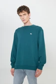 Riders by Lee  Erkek Regular Fit  %100 Pamuk Bisiklet Yaka Petrol Rengi Sweatshirt L81IRY96M - 3