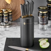 NEVA MARBLE PLUS 6 LI SİLİNDİR BIÇAK SETİ - 1