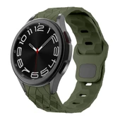 Samsung Galaxy Watch 4 5 6 7 FE 40 40 44 Classic 42 43 46 47 mm Kordon Futbol Topu Prizma Dizayn Silikon 116 - 4