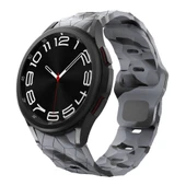 Samsung Galaxy Watch 4 5 6 7 FE 40 40 44 Classic 42 43 46 47 mm Kordon Futbol Topu Prizma Dizayn Silikon 116 - 1
