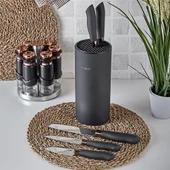 NEVA BİTTER COPPER 6 LI SİLİNDİR BIÇAK SETİ - 1