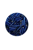 Uzun Boru Kesme Boncuk Çap 2mm Uzunluk 10 mm - 20 Gram - Lacivert - BNC233 - 2