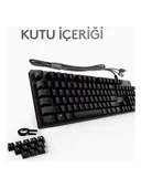 Logitech G512 Carbon Lightsync RGB 920-008755 Brown Switch Kablolu Mekanik Oyuncu Klavyesi - 6