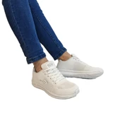 Jump 24937-24938 Beyaz Fuspetli Çok  Hafif Rahat Spor Ayakkabı - 4