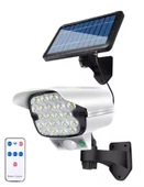 JLP-2177A 4.7 metre kablolu Güneş Enerji Panelli Kamera Görünümlü Güneş Enerjili Bahçe Aydınlatması Solar Lamba - 1