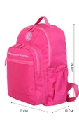 United Colors Of Benetton Kız Çocuk Fuşya Okul ve Günlük Sırt Çantası thumbnail 3