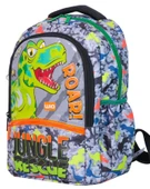 Wia Yeşil Dinazor Desenli Erkek Çocuk Okul Çanta Seti (3 Parça) thumbnail 1