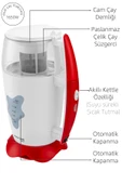 Awox Dual Elektrikli Çay Makinesi Beyaz-Kırmızı - 3