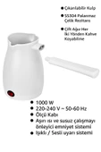 Awox Caffeen Türk Kahvesi Makinesi Elektrikli Cezve Beyaz - 2