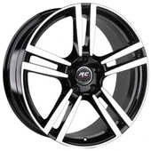 R1 Wheels 20 inç 5*130 ET71 Siyah Jant Takımı (J-3330) - 1