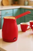 Awox Caffeen Türk Kahvesi Makinesi Elektrikli Cezve Kırmızı - 1