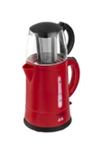 Teaplus Cam Demlikli Elektrikli Çay Makinesi Kırmızı - 5