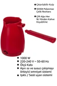 Awox Caffeen Türk Kahvesi Makinesi Elektrikli Cezve Kırmızı - 2