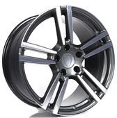 R1 Wheels 20 inç 5*130 ET60 Füme Jant Takımı (J-3053) - 1