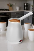 Awox Caffeen Türk Kahvesi Makinesi Elektrikli Cezve Beyaz - 1