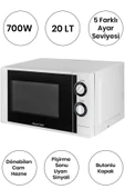 Awox Mikrodalga P20 Fırın Beyaz - 2