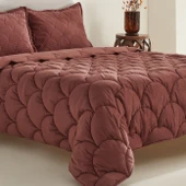 Karaca Home Cowrie Çift Kişilik Luxury Comfort Set Gül Kurusu - 2