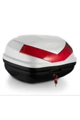 WOGEN MOTOSİKLET ARKA ÇANTA 50 LT BEYAZ BASİC - 1