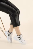 Albishoes Kadın Yüksek Taban 4 CM Yazlık Fileli Hafif Rahat Taban Sneaker Kalın Taban Spor Ayakkabı - 1