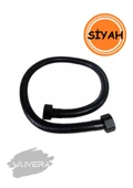 Wuvera Siyah Kısa Ara Bağlantı Hortumu 60 cm - Modern ve Dayanıklı Tasarım thumbnail 1