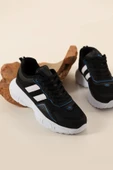 Albishoes Kadın Yüksek Taban 4 CM Yazlık Fileli Hafif Rahat Taban Sneaker Kalın Taban Spor Ayakkabı - 4