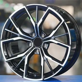 R1 Wheels 19 inç 5*112 ET30 Siyah Jant Takımı (J-3191) - 1