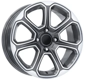 R1 Wheels 17 inç 5*108 ET40 Füme Jant Takımı (J-3238) - 1