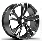 R1 Wheels 19 inç 5*112 ET35 Siyah Jant Takımı (J-3144) - 1