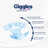 Giggles Yetişkin Bel Bantlı Hasta Bezi Small 30'lu 2 Paket 60 Adet - 3