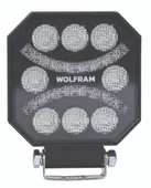 wolfram Led Çalışma Lambası Emojili 8 Led Beyaz + Kırmızı Spot Fonksiyonlu 10/30V E-Belgeli 45W - 2