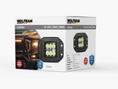 wolfram Led Arka Tampon Off-Road Lambası Beyaz Gömme Bağlantılı 10/30V E-Belgeli 18W - 1