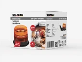 wolfram Led Tepe Döner İkaz Lambası Cıvata+Vantuz ve Mıknatıs Bağlantılı 10 Fonksiyon 12/24V E-Belgeli 48W - 1