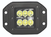 wolfram Led Arka Tampon Off-Road Lambası Beyaz Gömme Bağlantılı 10/30V E-Belgeli 18W - 2
