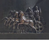 3 Boyutlu Kabartma Rofye Roma Atlı Şovalye Heykel Duvar Kağıdı thumbnail 7