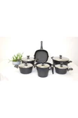Arzu Çelik Lezzet Ustası: Şefin Seçimi 12 Parça Granit Tencere Seti Gurme Edition thumbnail 3