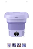 Nikadu Taşınabilir Katlanabilir Mini Çamaşır Makinesi (Yurt Dışından) - 2