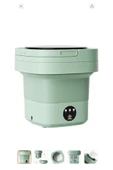 Nikadu Taşınabilir Katlanabilir Mini Çamaşır Makinesi (Yurt Dışından) - 5