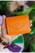 Melistansu Vegan Deri Bozuk Para Gözlü Bol Kartlıklı Mini Kadın Cüzdanı (Yurt Dışından) - 1