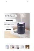 Melis Melistansu 300 ml Ultrasonik Hava Nemlendirici Işıklı Buhar Makinesi ve Aroma Difüzörü - 2