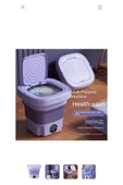 Nikadu Taşınabilir Katlanabilir Mini Çamaşır Makinesi (Yurt Dışından) - 3