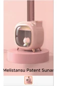 Melistansu Hava Nemlendiricisi 500 ml Işıklı Hava Nemlendirici Makine - 1