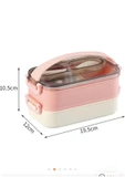 Melis Melistansu Lunch Box Ofis-Okul Için Yeni Nesil Sefer Tası -Çorba Kaseli Model-Paslanmaz Çelik - 2