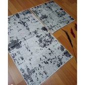 2Lİ BANYO SETİ BASKILI GRANİT SİYAH thumbnail 1