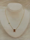GOLD R HARF KOLYE - 1