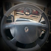 DİKİŞLİ DİREKSİYON KILIFI SİYAH DERİ GRİ DERİ SİYAH DİKİŞLİ R. PREMİUM TIR KAMYON İÇİN thumbnail 1