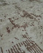 2Lİ BANYO SETİ BASKILI GRANİT KAHVE - 1