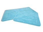 2Lİ BANYO SETİ MB KARO TURKUAZ - 4